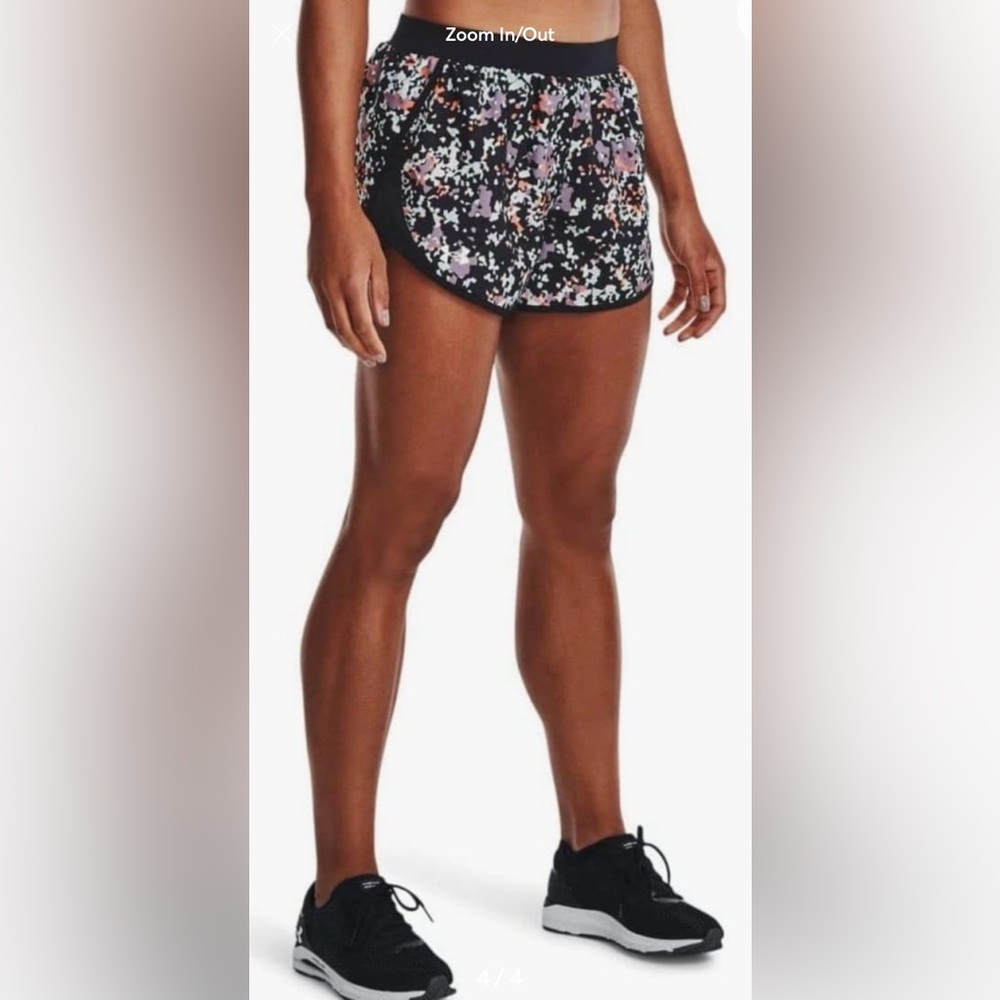 Under Armour Women’s UA Fly By 2.0 Printed Shorts NWT